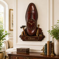 Oxford shoe Custom Name Wall Clock — personalized with a custom name