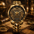 Custom Nautical Compass Watch — personalized with a custom name