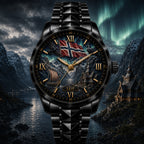 Custom Norwegian Heritage Watch — personalized with a custom name