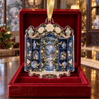 One christmas ornament with an original Camellia Porcelain Cabinet Jubilee, rare tea vessels, glass domes and luminous collector-garden depth.