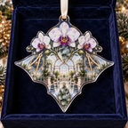 One christmas ornament with an original Orchid Precisionlight Executive Conservatory and monumental jewel depth.