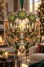 One christmas ornament with an original Succulent Sunvault Grand Salon and deep biophilic illusion.
