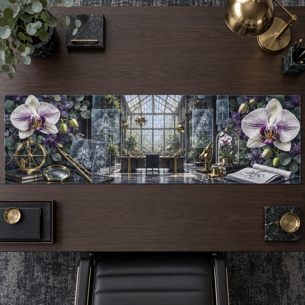 One table runner with an original Orchid Precisionlight Executive Conservatory and monumental jewel depth.