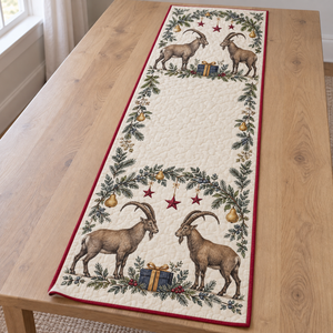 Alpine Ibex Pear Stars Table Runner