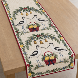 Avocet Lemon Basket Bells Table Runner