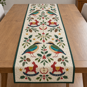 Pitta Apple Rocking Rabbit Table Runner
