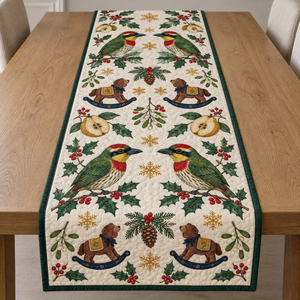 Barbet Quince Rocking Dog Table Runner