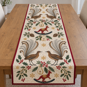 Lyrebird Pear Rocking Kangaroo Table Runner