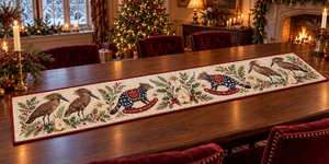 Hamerkop Pear Rocking Quoll Table Runner