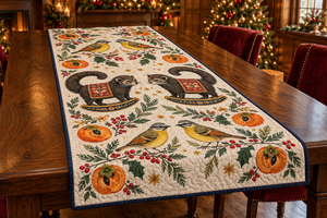 Fulvetta Persimmon Rocking Binturong Table Runner