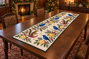 Honeycreeper Lemon Rocking Tupaia Table Runner