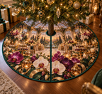 One tree skirt with an original Orchid Gilded Hospitality Pavilion and deep host-gift illusion.