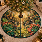 One tree skirt with an original Succulent Sunvault Grand Salon and deep biophilic illusion.