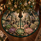 One tree skirt with an original Succulent Jubilee Gemvault and deep biophilic illusion.