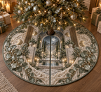 One tree skirt with an original Eucalyptus Moonveil Relief Sanctuary and deep bedroom illusion.