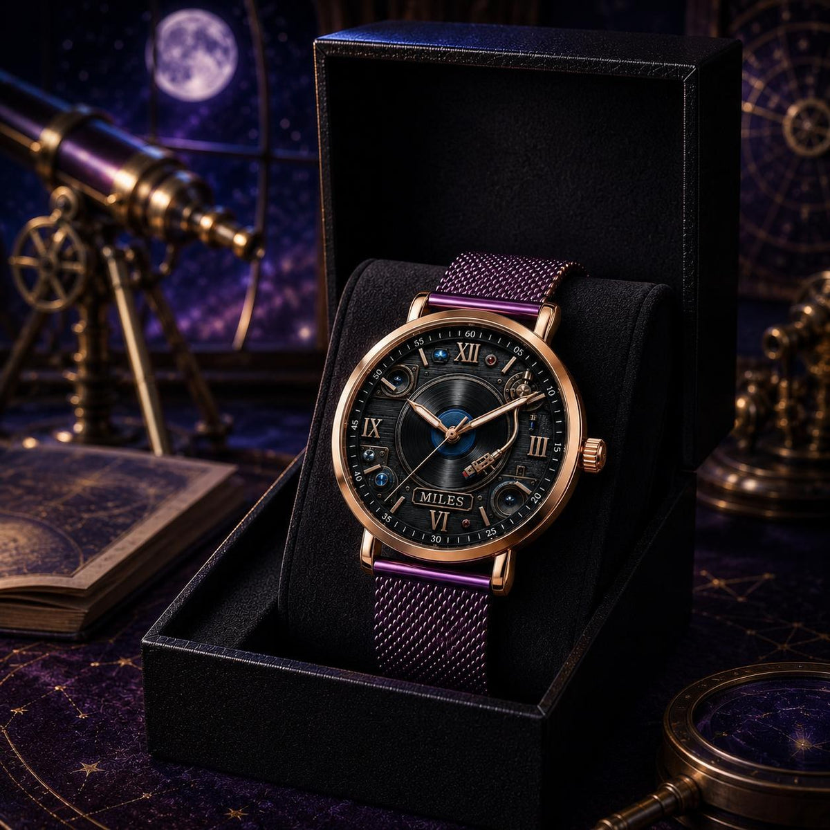 Personalized Android Core Watch in its gift box, ready to give