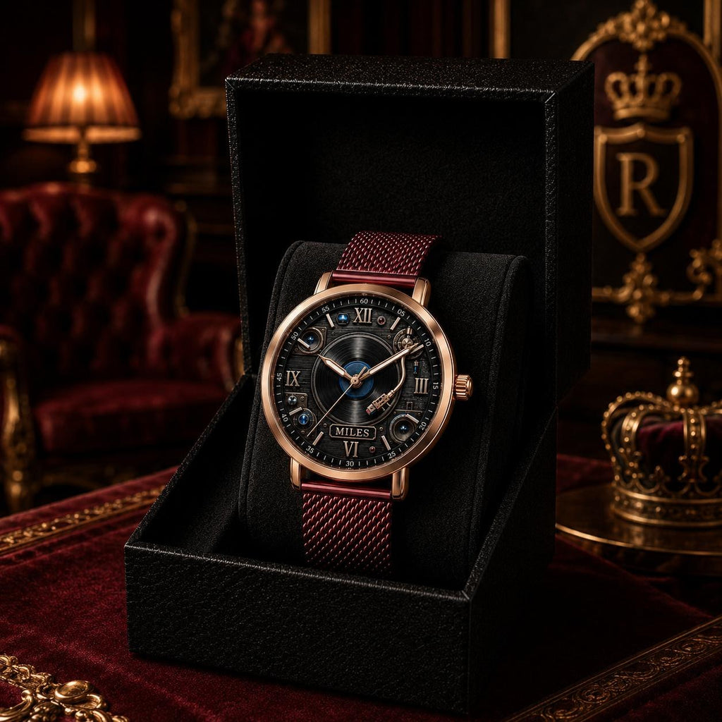 Personalized MiravoCustom watch in its gift box