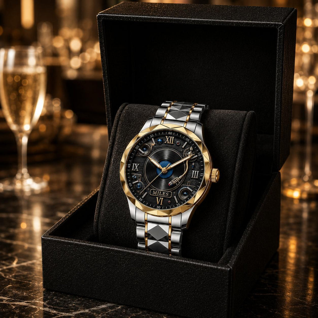 Personalized MiravoCustom watch in its gift box