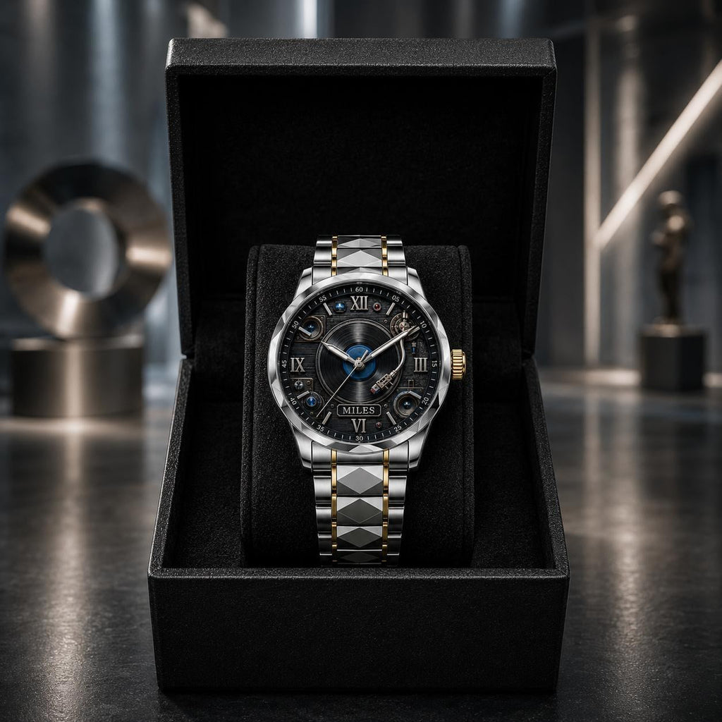 Personalized MiravoCustom watch in its gift box