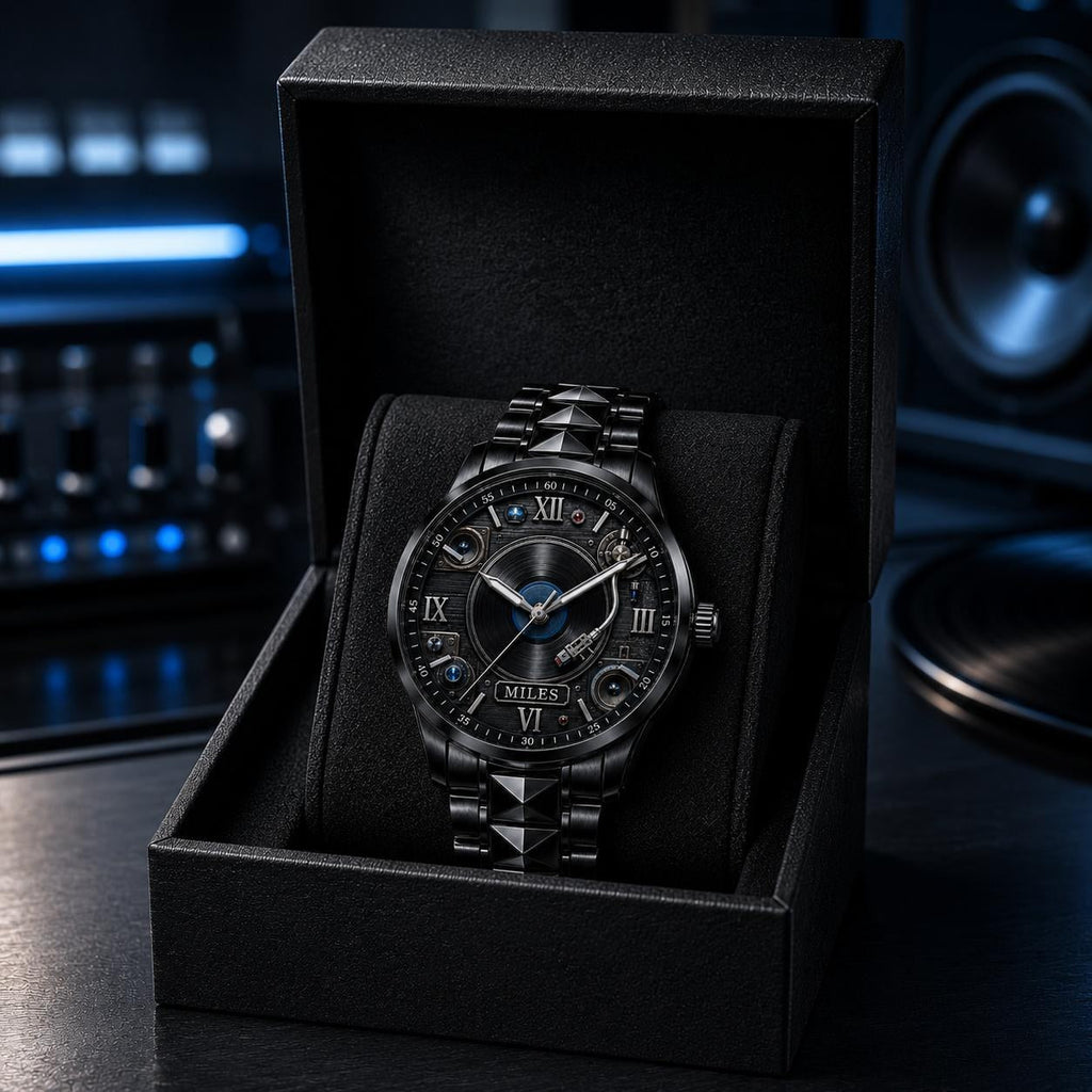 Personalized MiravoCustom watch in its gift box