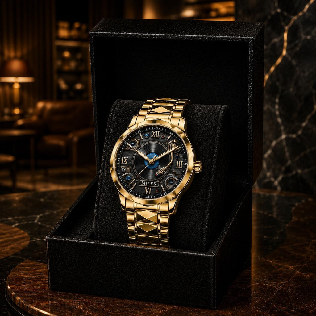 Personalized MiravoCustom watch in its gift box