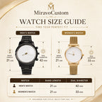MiravoCustom watch size guide