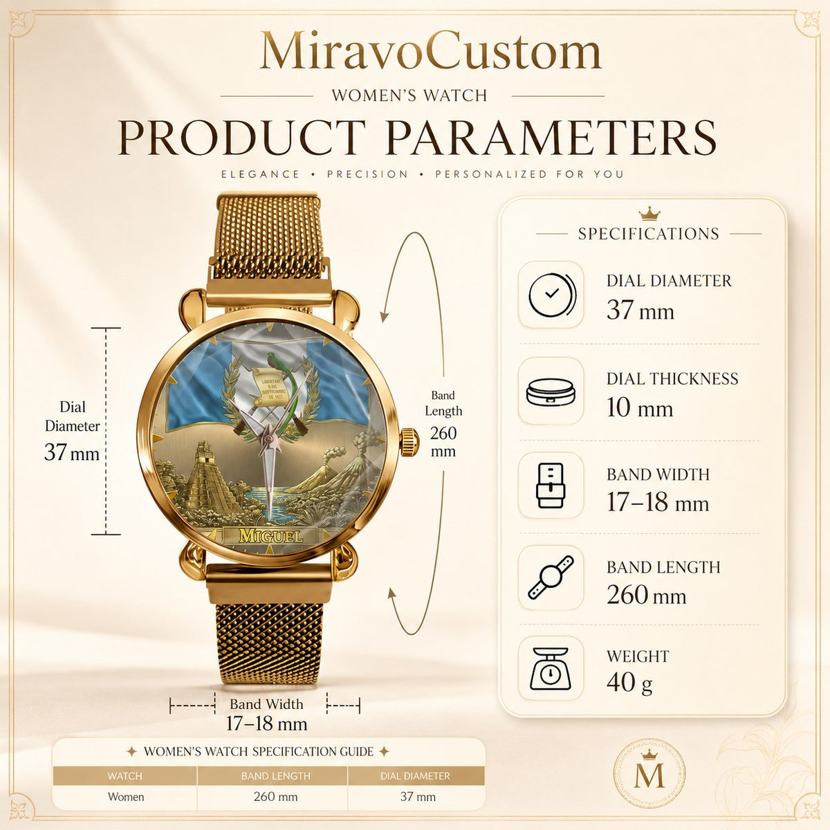 Imperial Phoenix Watch specifications