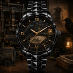 Custom Shadow Raven Printing House Watch — personalized with a custom name