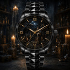 Raven Alchemist Laboratory W Custom Name Watch — personalized with a custom name