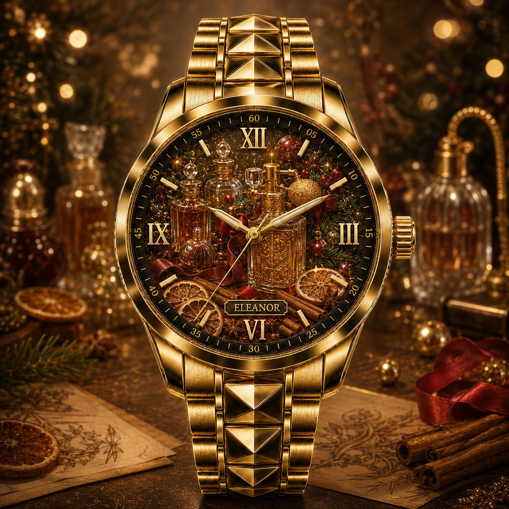 Custom Christmas Perfume Atelier Watch — personalized with a custom name