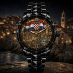 Custom Croatian Heritage Watch — personalized with a custom name