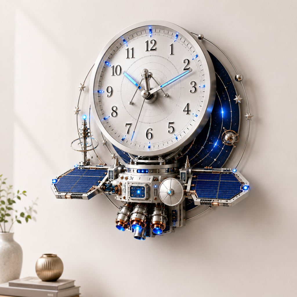 Aerospace Professional Custom Name Wall Clock — personalized with a custom name