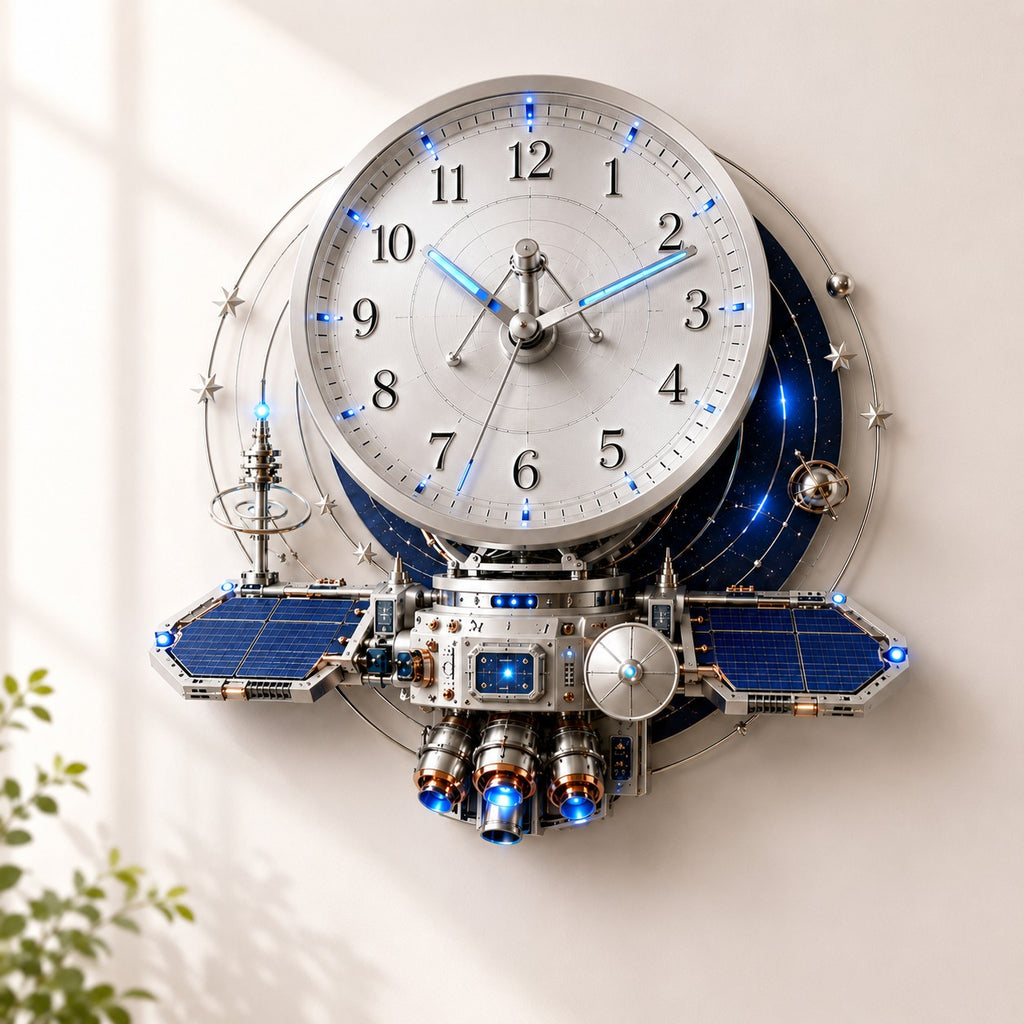 Aerospace Professional Custom Name Wall Clock — personalized with a custom name