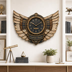 Pilot book lover personalized wall clock — personalized with a custom name