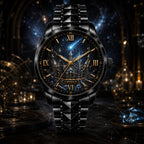 Custom Personalized Celestial Crystal Crown Watch — personalized with a custom name