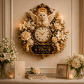 Cat Memorial Custom Name Wall Clock — personalized with a custom name