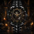 Custom Haunted Puppet Crypt Watch — personalized with a custom name