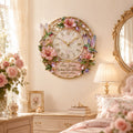 Personalized hummingbird Custom Name Wall Clock — personalized with a custom name