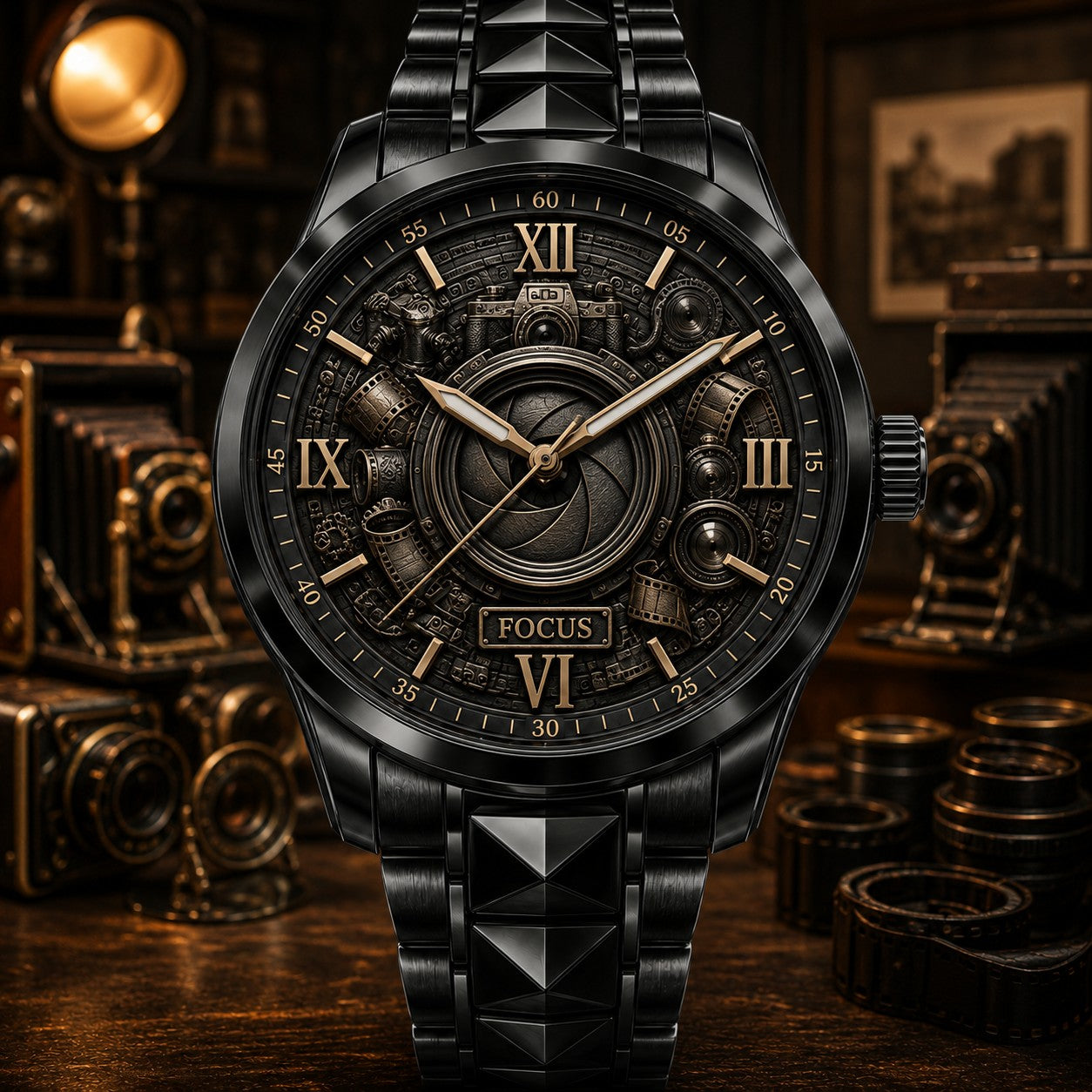 Custom Camera Watch — personalized with a custom name