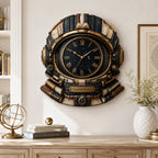 Astronaut Book Lover Custom Name Wall Clock — personalized with a custom name