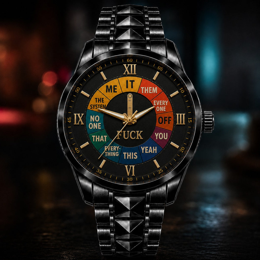 Custom Sarcastic Office Humor Watch — personalized with a custom name