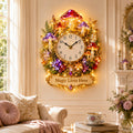 Mushroom Custom Name Wall Clock — personalized with a custom name